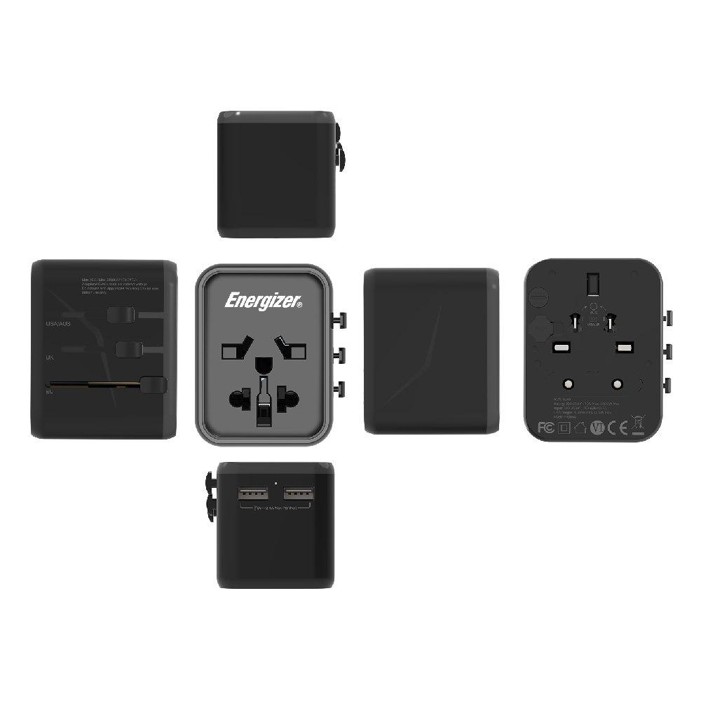 Energizer World Travel Adapter with PD ‎12W, TA633M - White