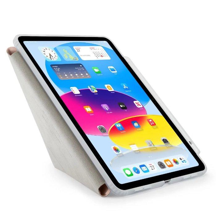 Pipetto iPad 10th Gen (2022) Origami No3 Pencil Case, 10.9-inch, P053-126-V - Metallic Pink