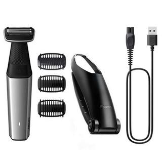 Buy Philips series 5000 cordless body groomer, 5w, bg5021/15 – black/silver in Kuwait