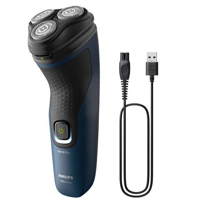 Philips 1000 Series Wet & Dry Electric Shaver, S1151/00 – Blue