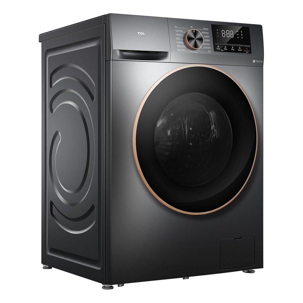 غسالة  تعبئة أمامية من تي سي إل، 10 كجم، C2110FLG - رمادي