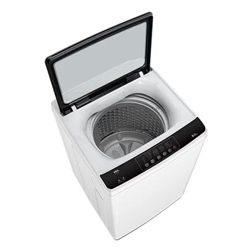 TCL Top Load Washer, 9KG Capacity, 8 programs, F709TLW - White