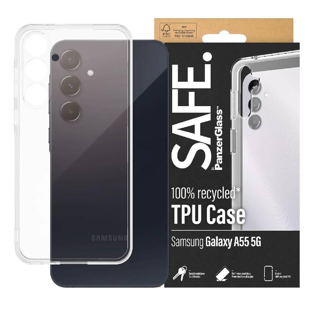Panzer Glass Safe TPU  Case For  Samsung Galaxy A55,  SAFE95691- Clear
