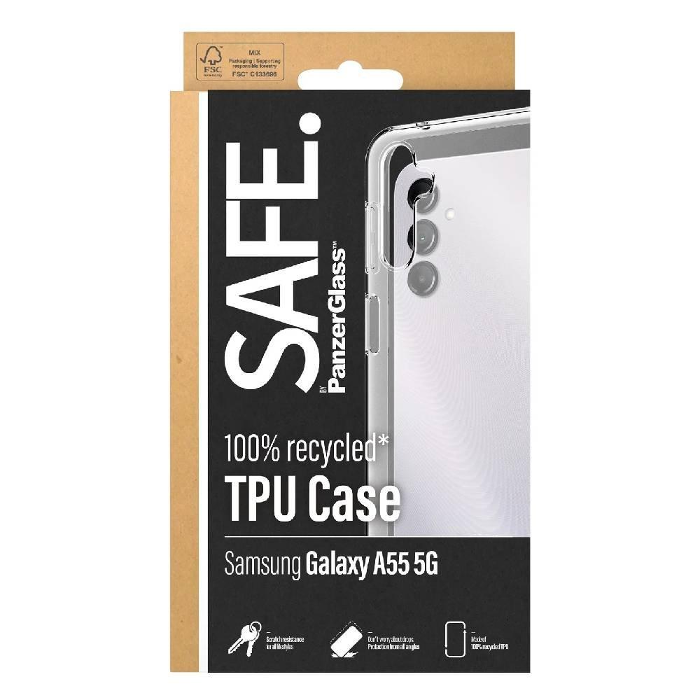 Panzer Glass Safe TPU  Case For  Samsung Galaxy A55,  SAFE95691- Clear
