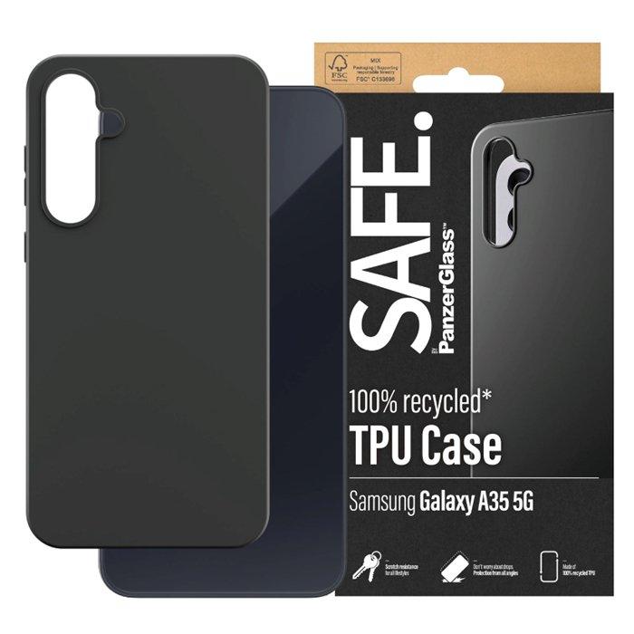 غطاء حماية سيف لهاتف سامسونج جالكسي ايه 55 5 جي من بانزر, SAFE95692 – أسود 