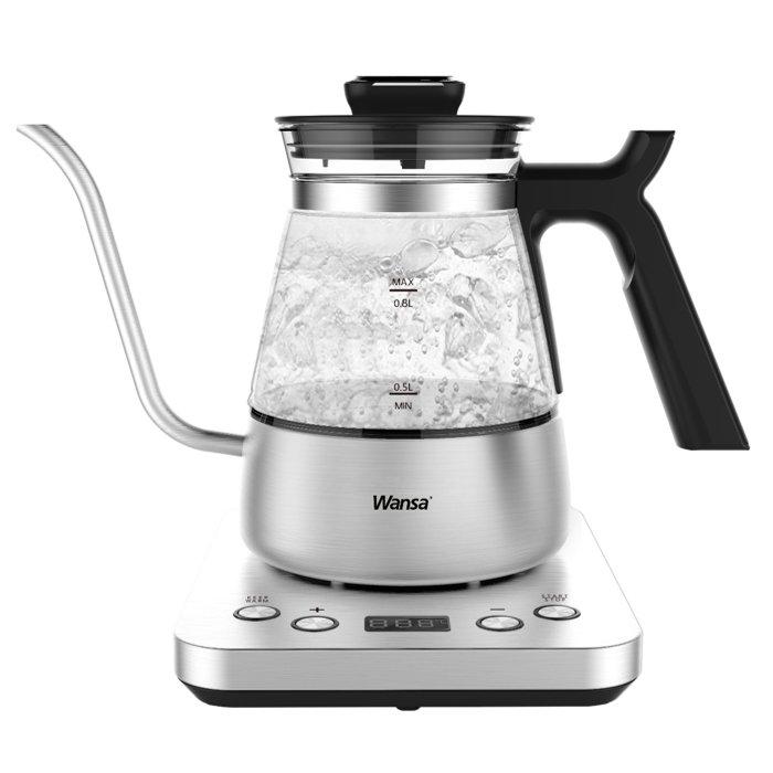 Buy Wansa kettle, 0. 6 l, 1300w, keg5831-gs - stainless steel base in Kuwait