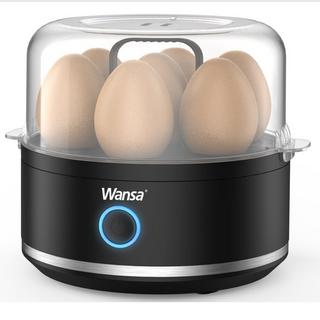 Buy Wansa egg cooker, 7 eggs capacity, 400w, eb6408-gs - black in Kuwait