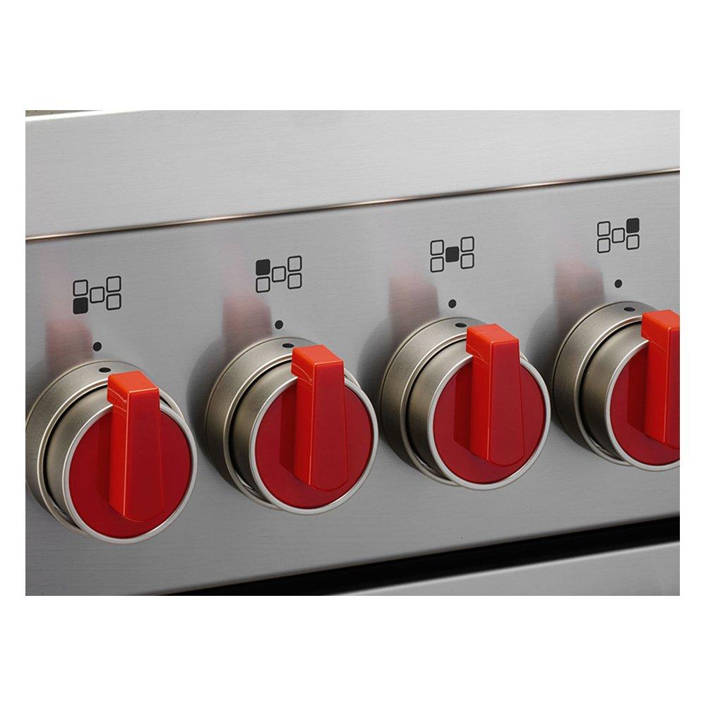 La Germania 90x60cm Gas Cooker, 5 Burners, RIS95C81CX – Stainless Steel