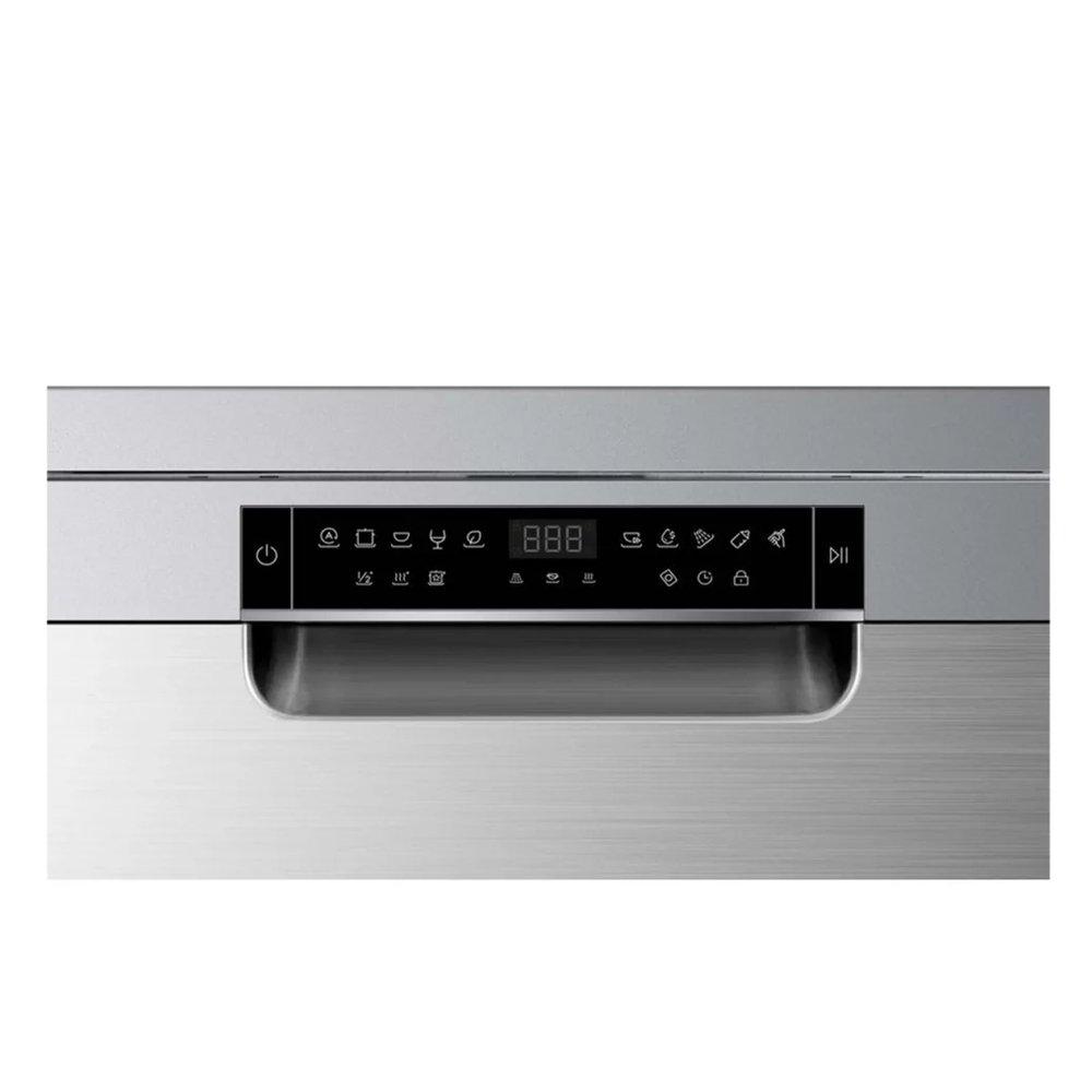 غسالة أطباق متكاملة من هاير، 10 برامج، 15 إعداد، HDWE15-38SC3IQ - فضي