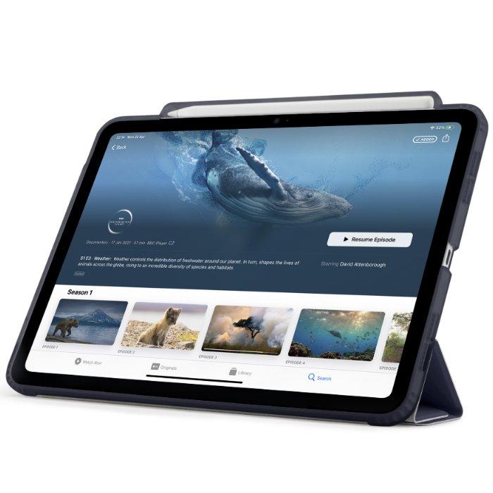 Pipetto iPad Air 13 (2024) Origami No.3 Pencil Case, P053-113-AE - Dark Blue