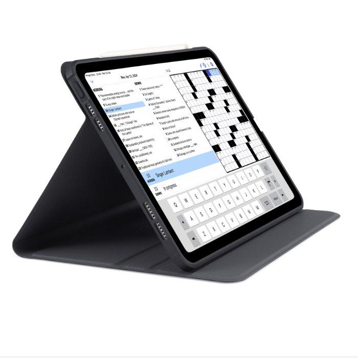 Pipetto iPad Pro 13 (2024) Origami No5 Rotating Folio Case, P059-49-AG - Black