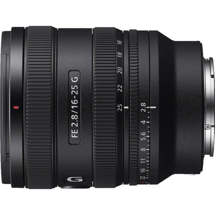 Sony FE 16-25mm F2.8 G Lens, SEL1625G- Black