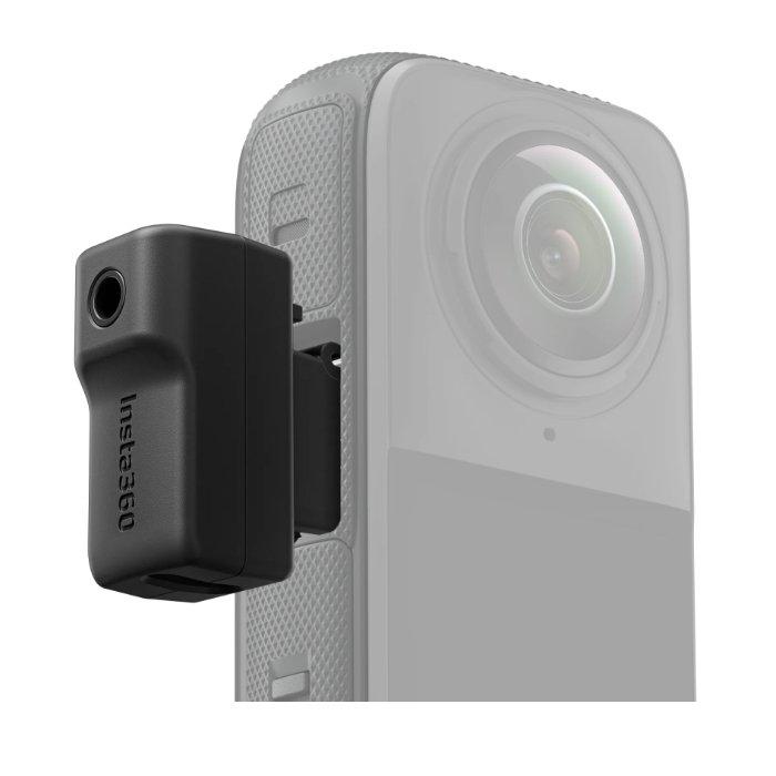INSTA 360 X4 Mic Adaptor, I04CINSBBMB - Black