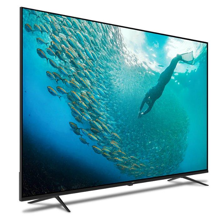 Philips 75” 4K UHD LED Google TV, 75PUT7129/56 - Black
