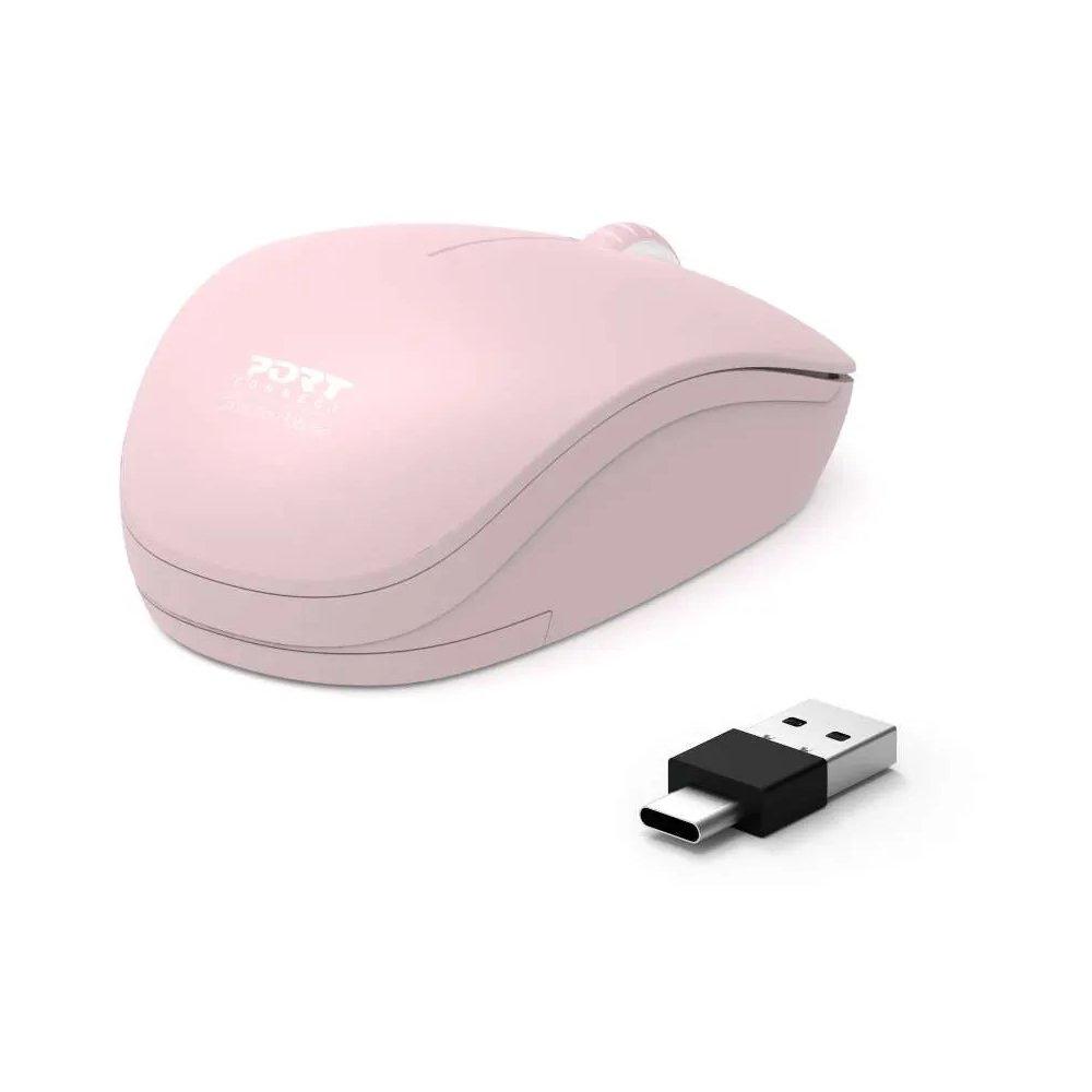 Port Collection II Silent Wireless Mouse, 2.4GHz, 900541 - Blush