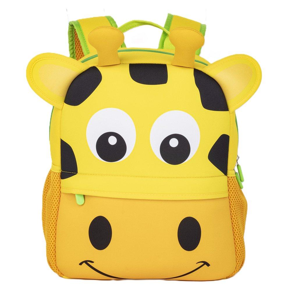 EQ 3 in 1 Giraffe Kids Bags, KLB240237L-YL - Yellow