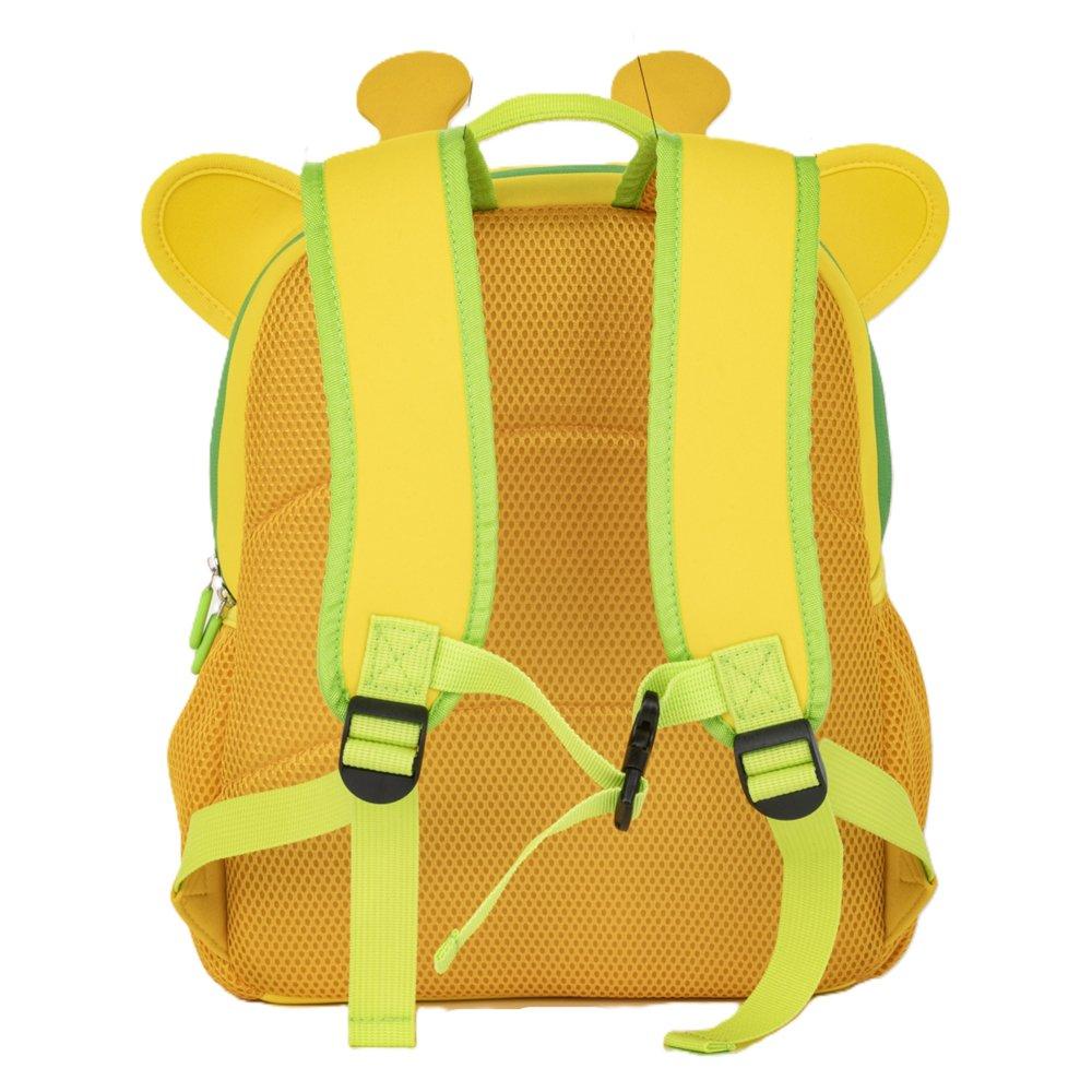 EQ 3 in 1 Giraffe Kids Bags, KLB240237L-YL - Yellow