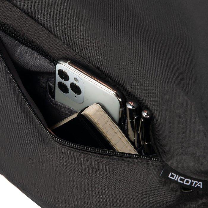 DICOTA Cushioned 13-16" Eco Notebook Backpack, 15L, D32085 - Black