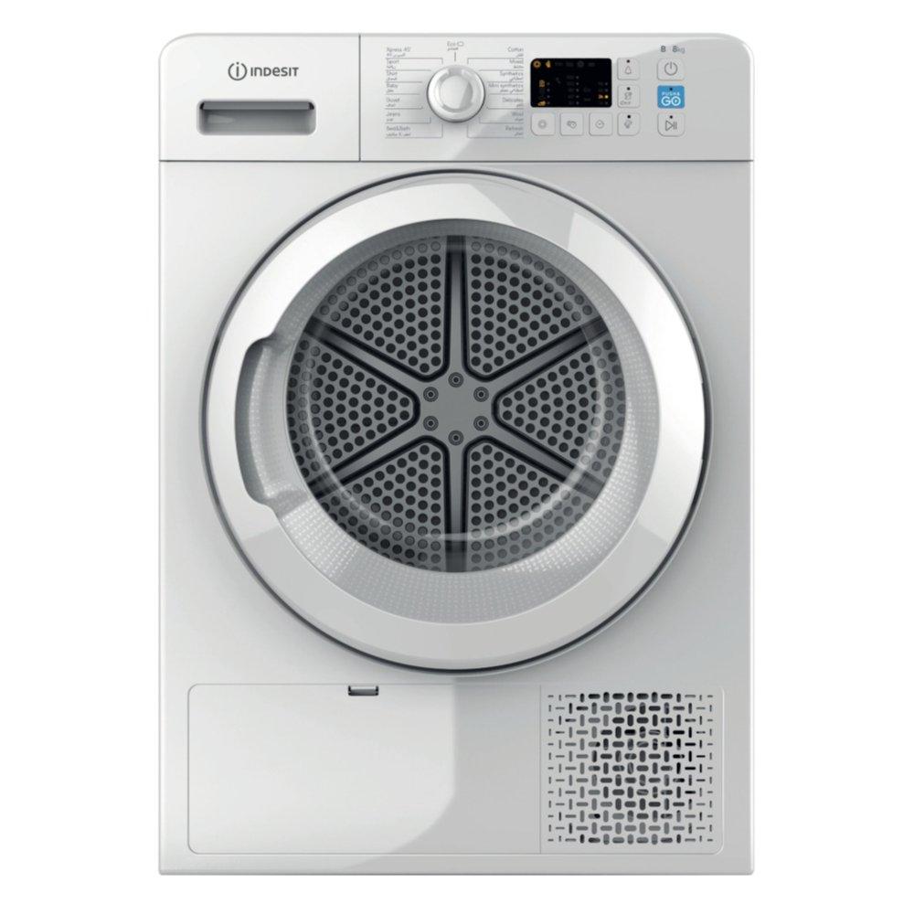 Indesit Freestanding 8Kg Condenser Tumble Dryer, YT CM10 8B GCC – White