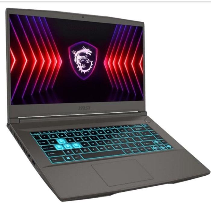 MSI Thin 15 B13VE Gaming Laptop, Intel Core i7-13620H, 16GB RAM, 512GB SSD, NVIDIA GeForce RTX4050 6GB, 15.6" FHD 144hz, Win 11 Home A - Cosmos Gray