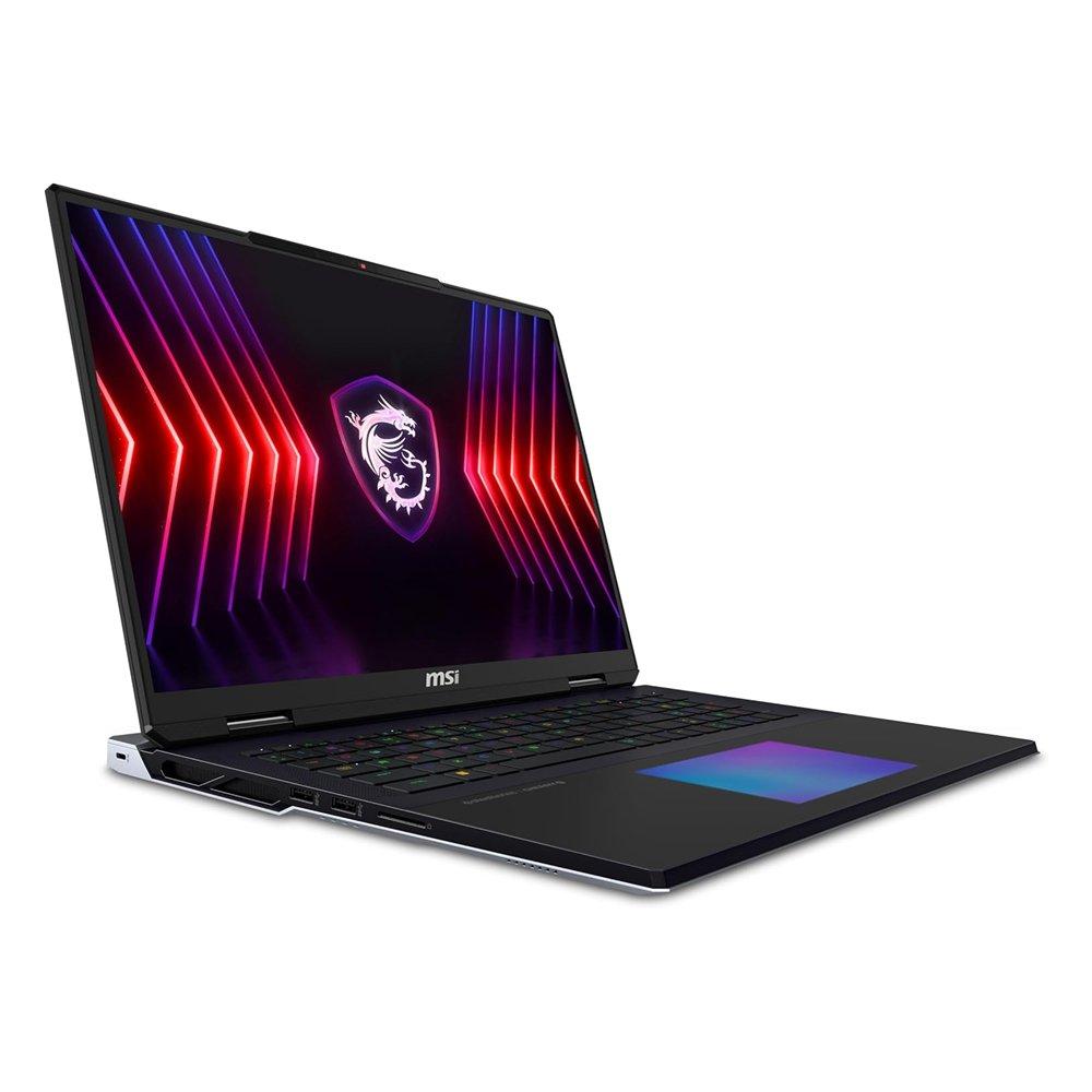 MSI TITAN 18 HX A14VIG Gaming Laptop, Intel Core i9, 128GB RAM, 4TB SSD, Nvidia GeForce RTX 4090, 18" UHD+, Windows 11 Home, 9S7-182221-073 - Black