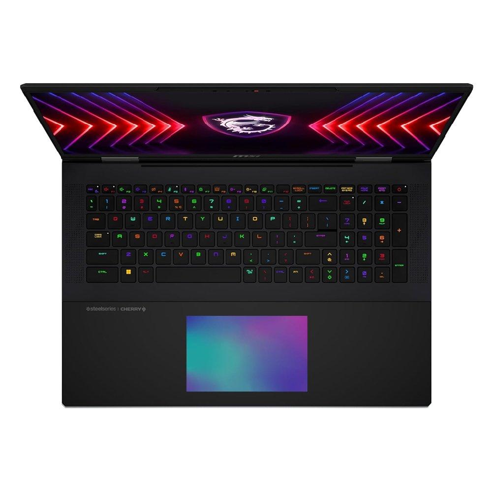 MSI TITAN 18 HX A14VIG Gaming Laptop, Intel Core i9, 128GB RAM, 4TB SSD, Nvidia GeForce RTX 4090, 18" UHD+, Windows 11 Home, 9S7-182221-073 - Black