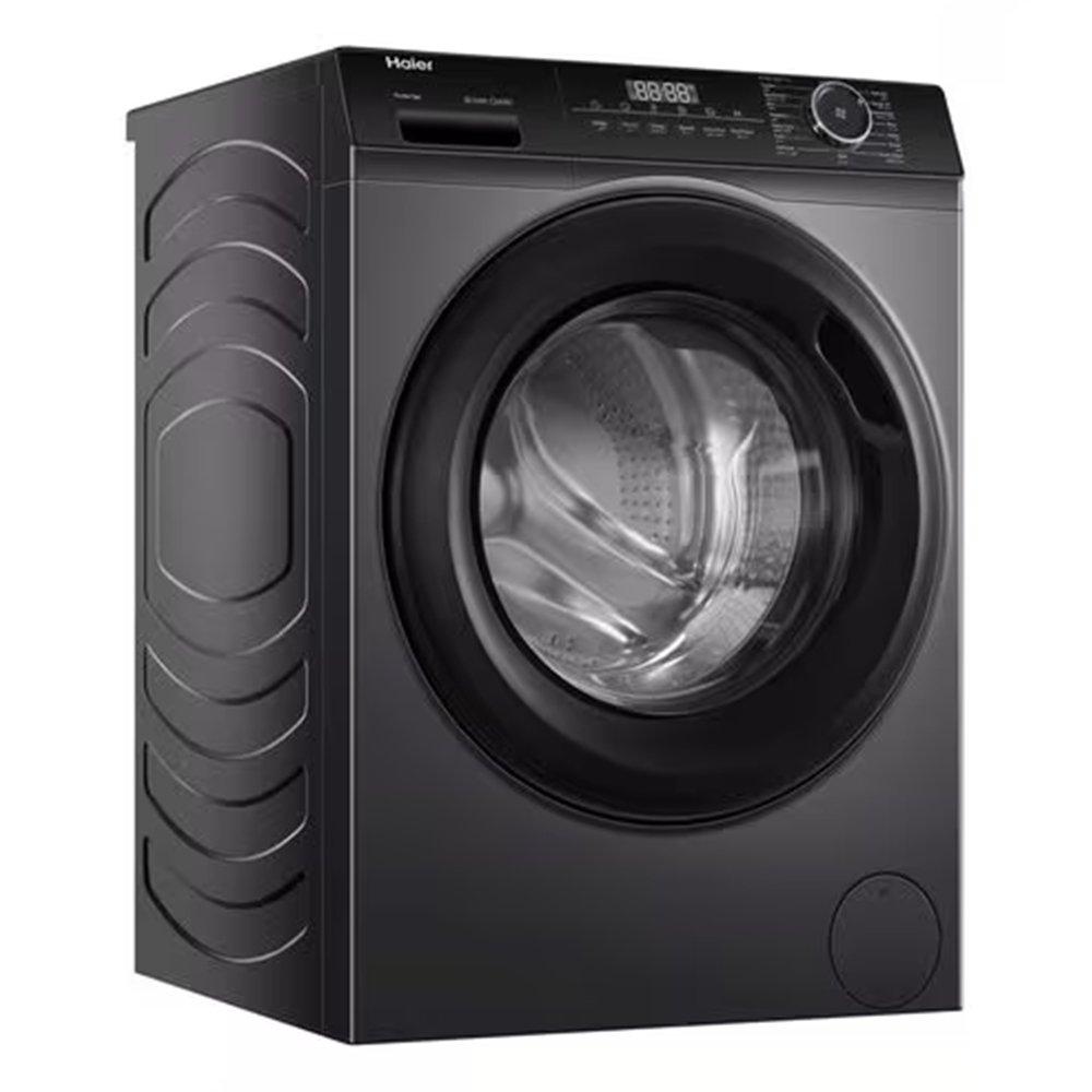 غسالة تحميل أمامي من هاير، سعة 9 كجم، HW90-BP14929S6 - فضي لامع