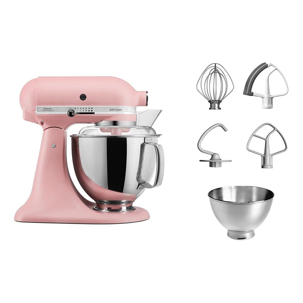 KitchenAid Mixer, 300 Watt, 4.8L, 5KSM175PSBDR - Dried Rose