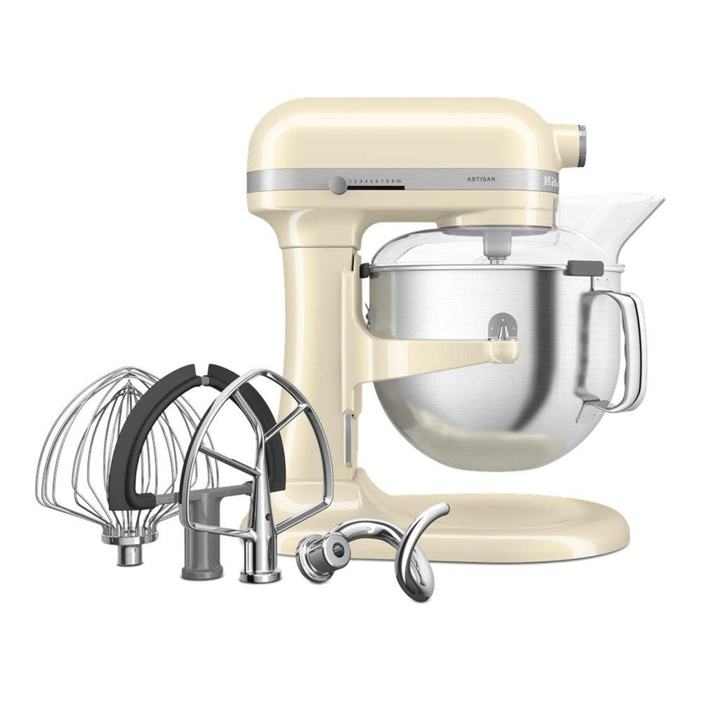 KitchenAid Bowl Lift Stand Mixer, 6.6L, 375Watt, 5KSM70SHXBAC - Cream