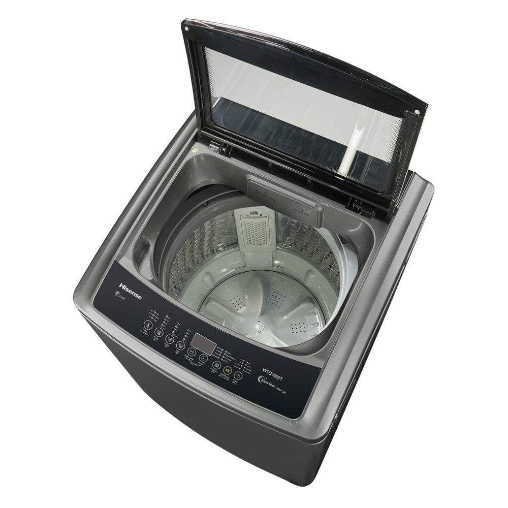 Hisense Top Load Washing Machine, 16KG Capacity, WTQ1602T - Titanium Grey