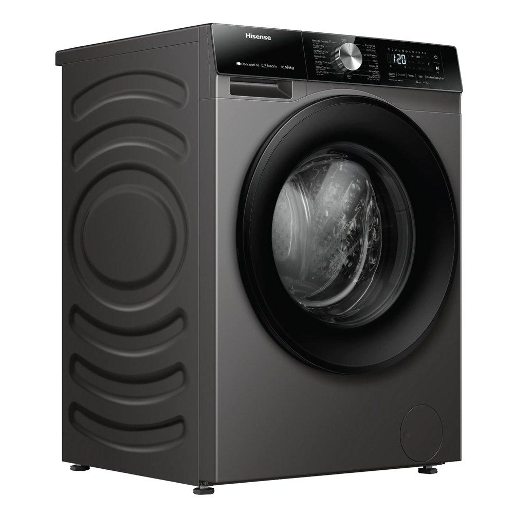 Hisense 9Kg Front Load Washing Machine, Wifi connectlife app, WF3S9043BT – Grey