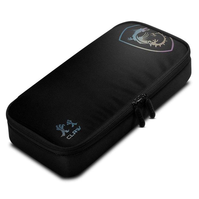 MSI Claw A1M Console Accessories Kit of Travel Case + Lanyard + Keychain + Tempered Glass Screen Protector - 957-1T4111E-001