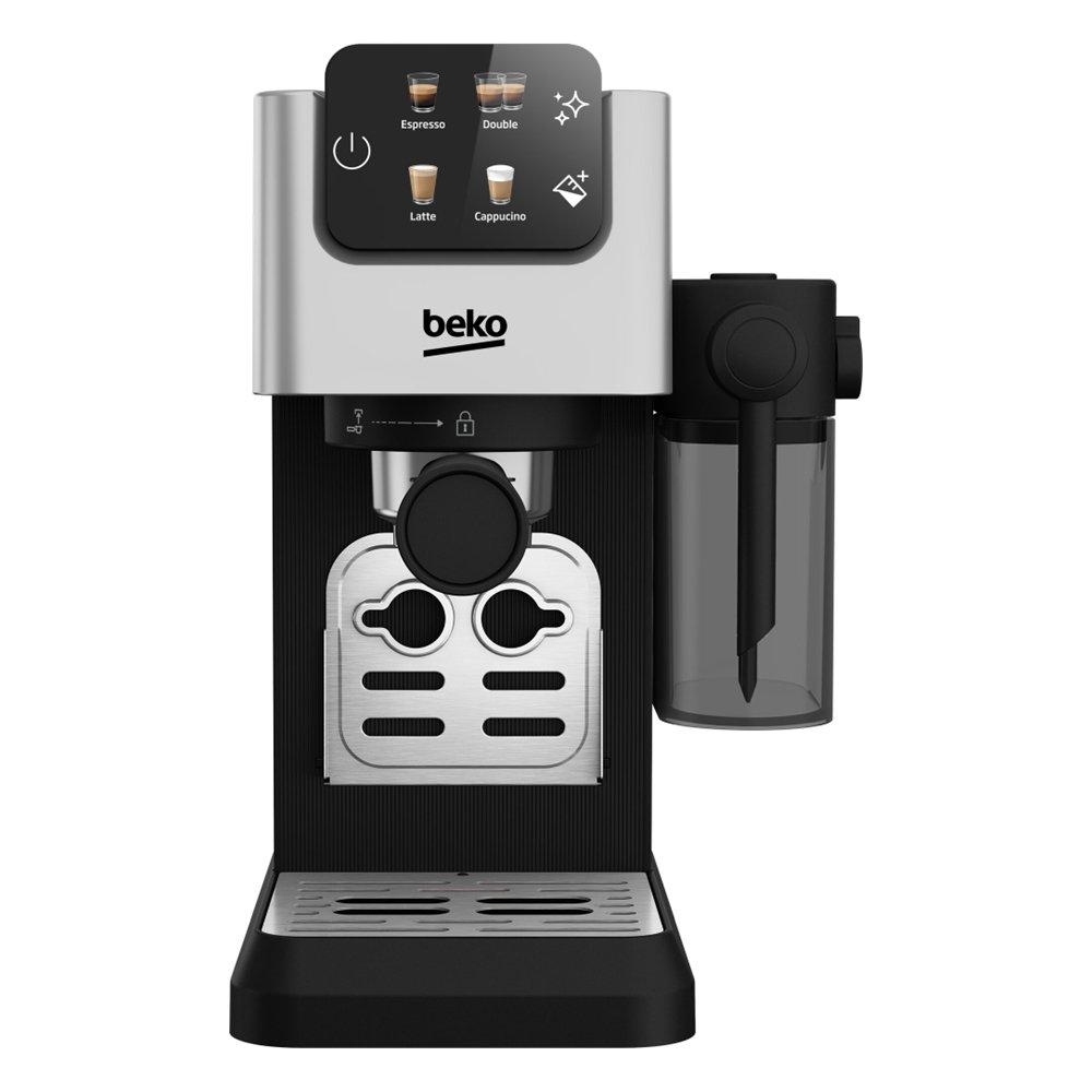 Beko 1628W Espresso Coffee Machine with Integrated Milk Jug, CEP 5304 X Zidane – Black
