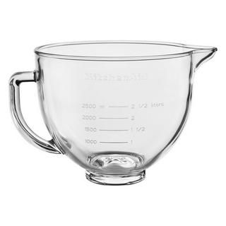 Buy Kitchenaid glass bowl for stand mixer, 4. 7l, 5ksm5gb - clear in Kuwait