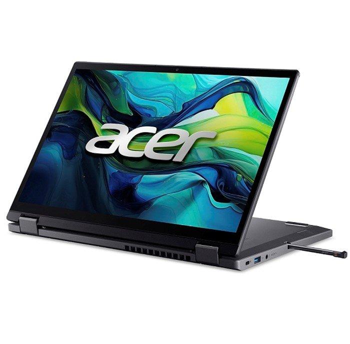 كمبيوتر محمول اسباير سبين 14 قابل للطي من ايسر، معالج انتل كور 5، رام 8 جيجابايت، 512 جيجابايت، مقاس 14 بوصة، رسومات مشتركة من انتل، نظام التشغيل ويندوز 11 - رمادي ايرو