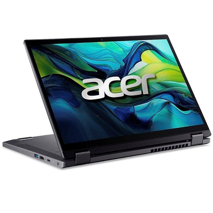 كمبيوتر محمول اسباير سبين 14 قابل للطي من ايسر، معالج انتل كور 5، رام 8 جيجابايت، 512 جيجابايت، مقاس 14 بوصة، رسومات مشتركة من انتل، نظام التشغيل ويندوز 11 - رمادي ايرو