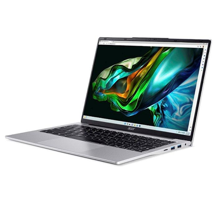 NX.KS9EM.005 لابتوب اسباير لايت AL14-31P- 3848 من ايسر، انتل كور اي3-N300، رام 8 جيجابايت، 512 جيجابايت اس اس دي، رسومات مشتركة، شاشة 14 بوصة WUXGA، ويندوز 11 هوم، NX.KS9EM.005 - فضي