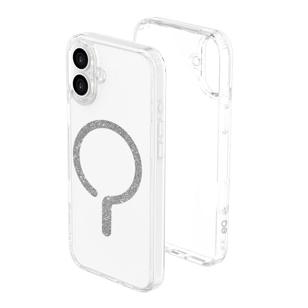 EQ Coral Magsafe Case For iPhone 16 Plus - Silver