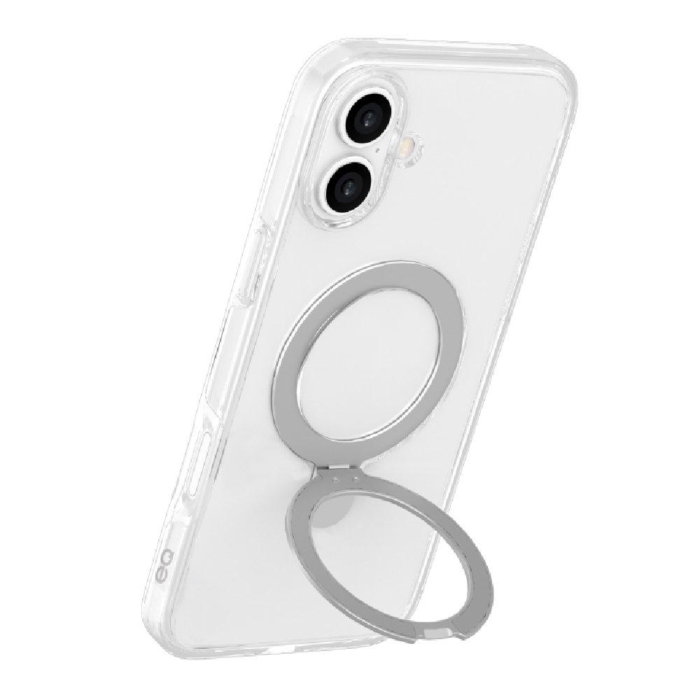 Buy Eq troy stand magsafe case for iphone 16 plus - clear in Kuwait