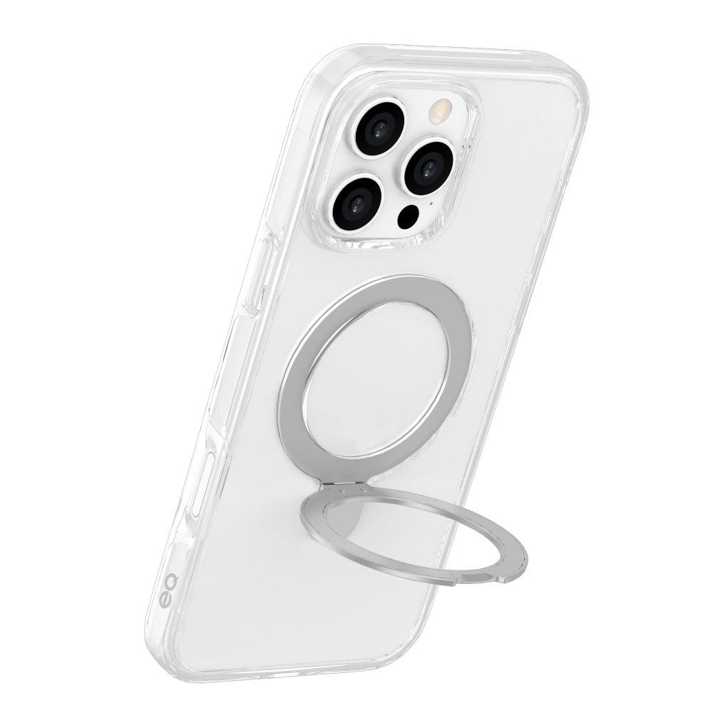 Buy Eq troy stand magsafe case for iphone 16 pro max - clear in Kuwait