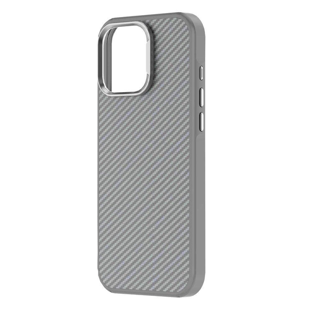 EQ Platinum Carbon Magsafe Case For iPhone 16 Pro - Grey