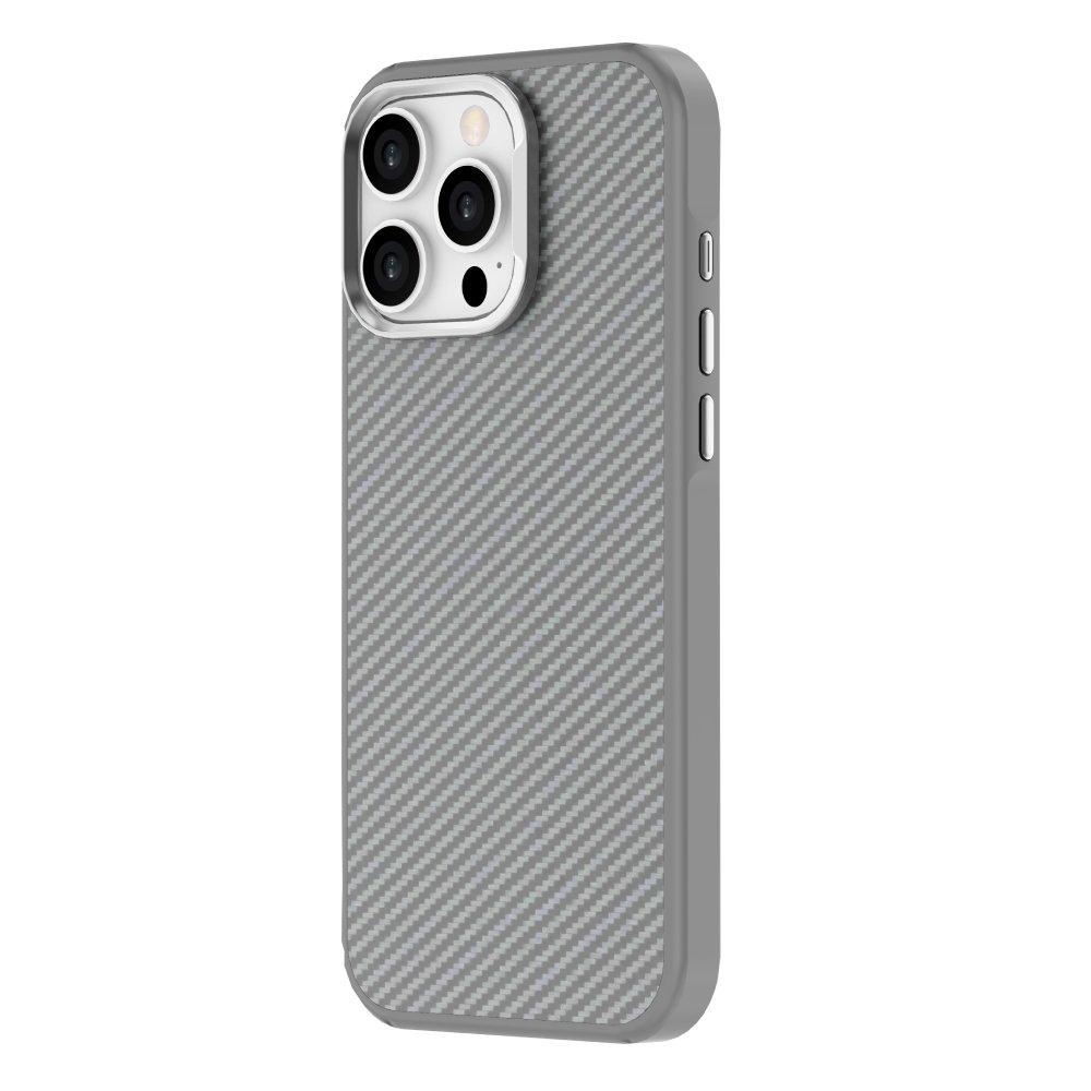 EQ Platinum Carbon Magsafe Case For iPhone 16 Pro - Grey