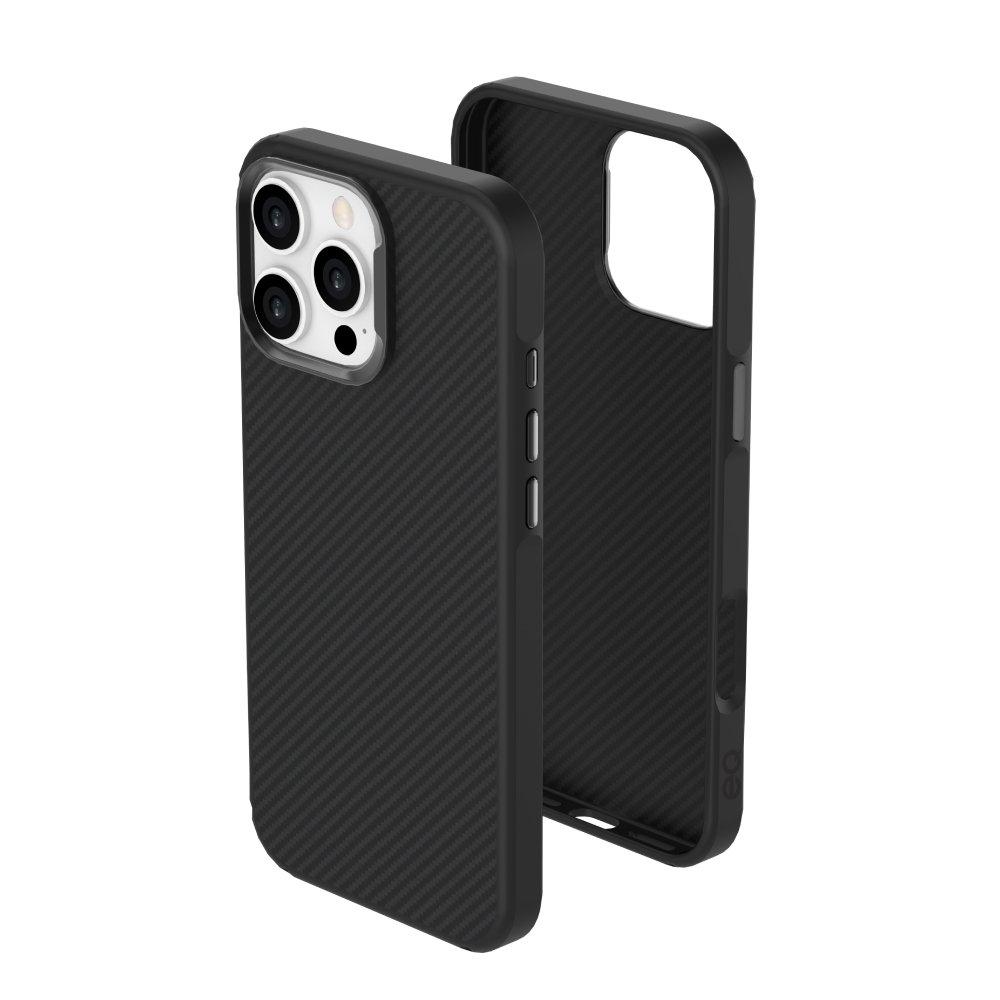 EQ Platinum Carbon Magsafe Case For iPhone 16 Pro - Black