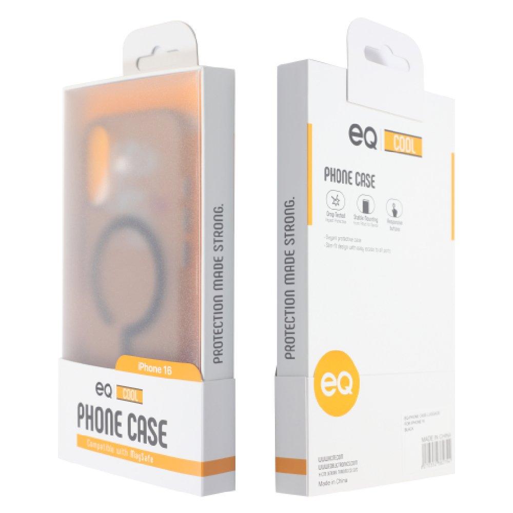 EQ Luggage Magsafe Matte Case For iPhone 16 - Black