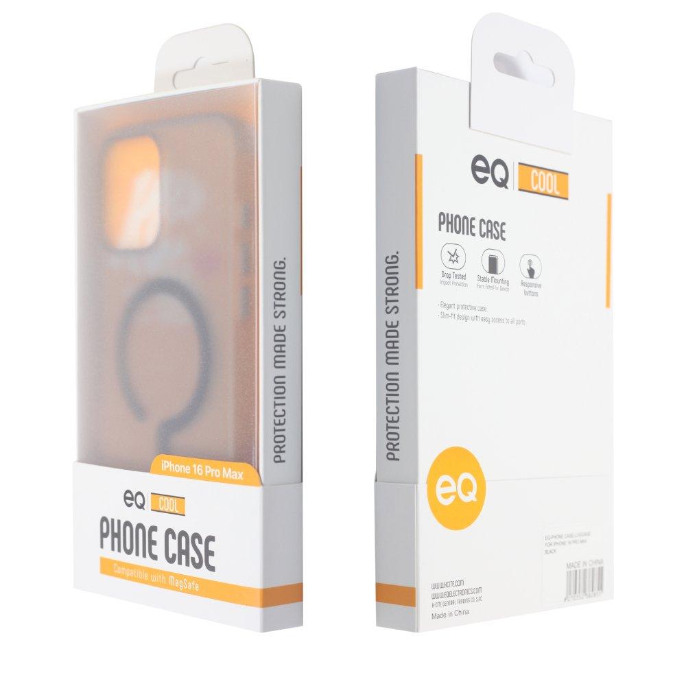 EQ Luggage Magsafe Matte Case For iPhone 16 Pro Max - Black