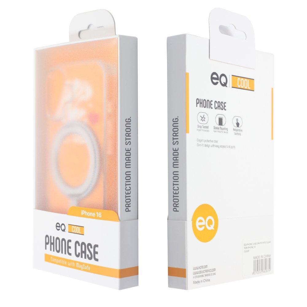 غطاء الحماية قاعده متحركة ماجسيف لآيفون 16 إي كيو - شفاف