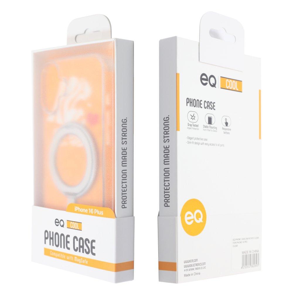 غطاء الحماية قاعده متحركة ماجسيف لآيفون 16 بلس إي كيو - شفاف