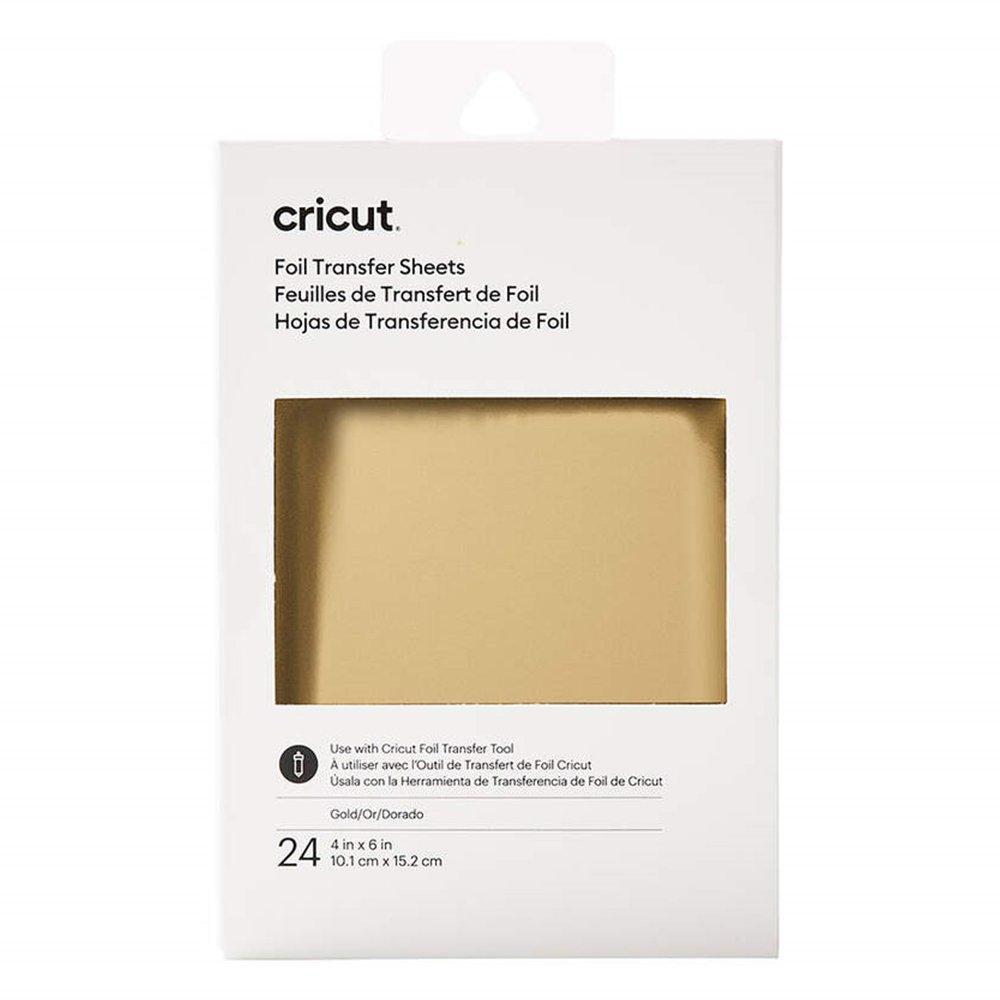 Buy Cricut 10*15 cm foil sheets, 24 pieces, 2008711 - gold in Kuwait