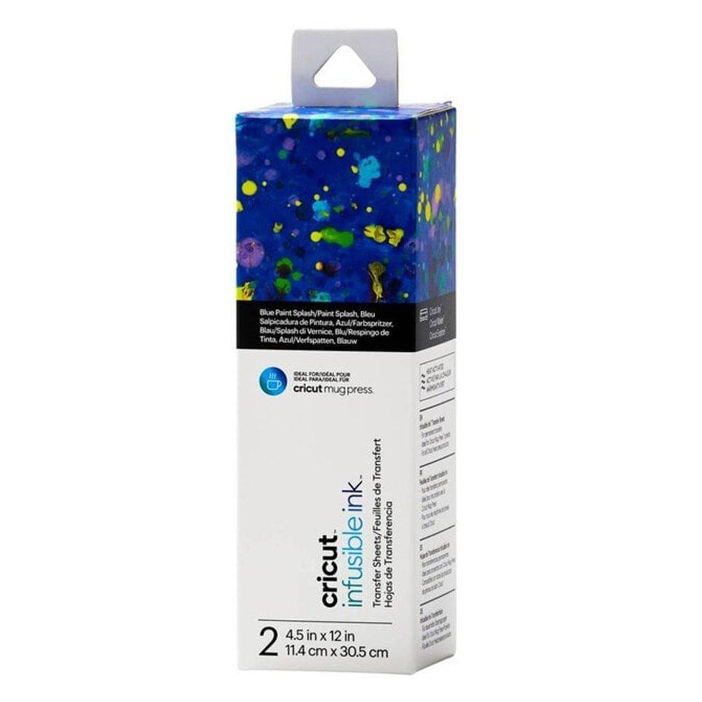 Cricut 2 Pack Infusible Ink Transfer Sheets, 2008891 - Blue Paint Splash