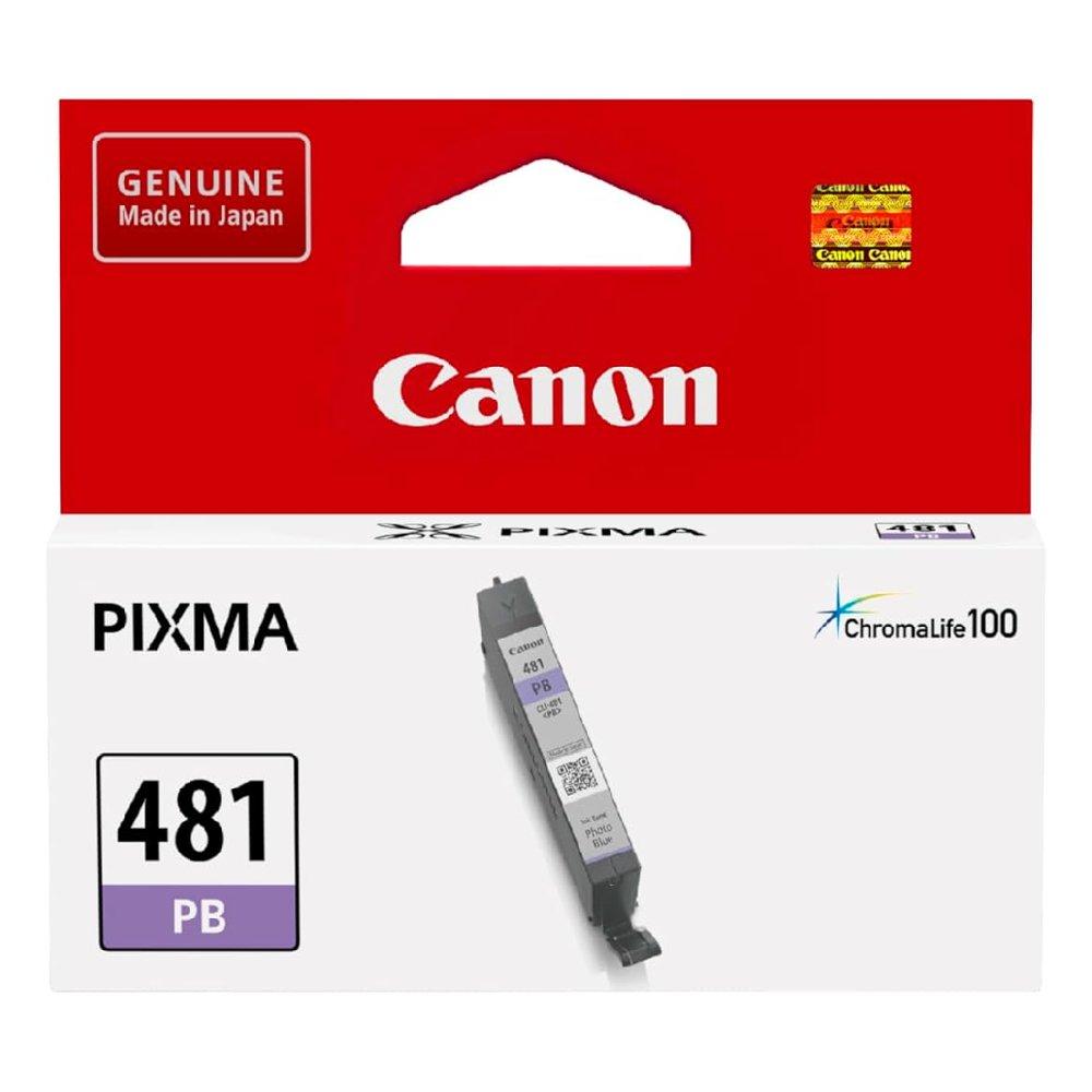 خرطوشة حبر أصلية من كانون، CLI-481 PB - أزرق